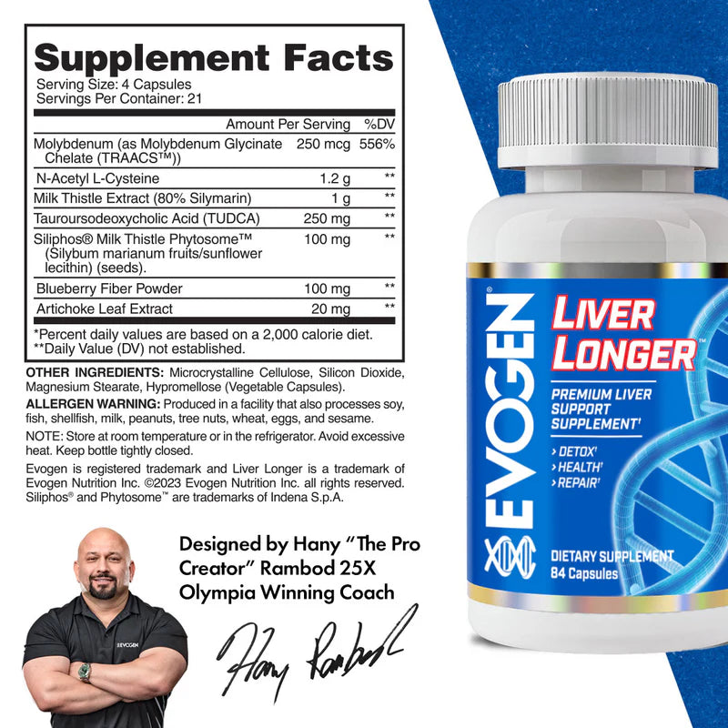Evogen Liver Longer 84 Kapselit
