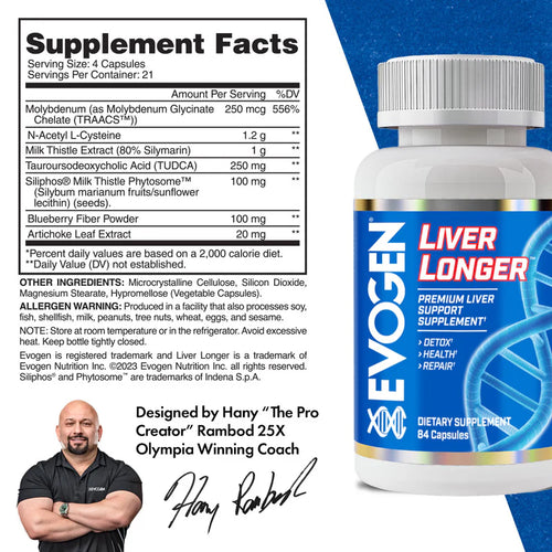 Evogen Liver Longer 84 Kapselit