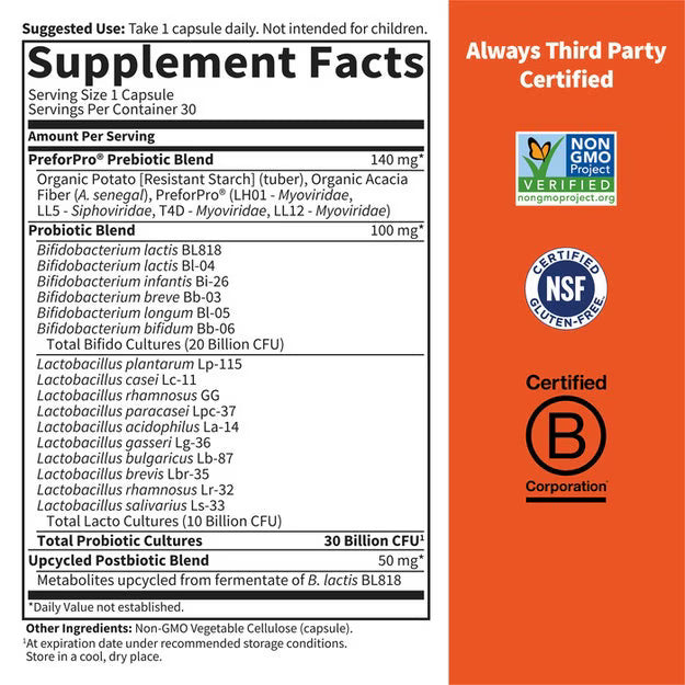 Garden of Life Dr. Formulated Probiotics 30 Billion