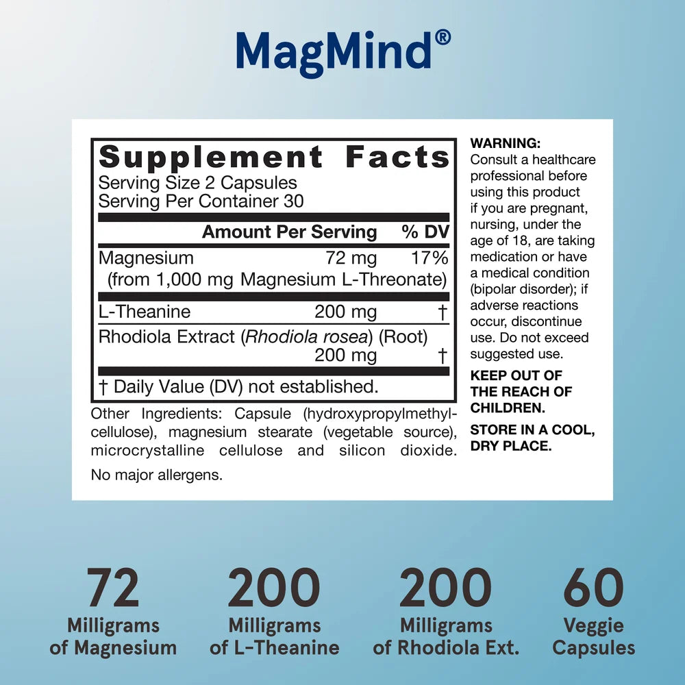 Jarrow Formulas MagMind Stress Resistance