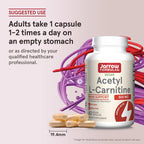 Jarrow Formulas Acetyl L-Carnitine 500 mg 60 kapselit
