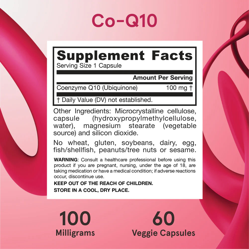 Jarrow Formulas Co-Q10 100 mg 60 kapslar