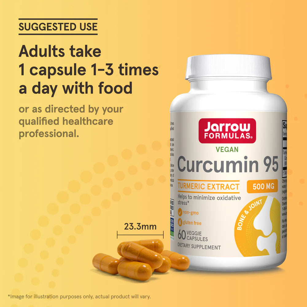Jarrow Formulas Curcumin 95 500 mg 60 kapslar