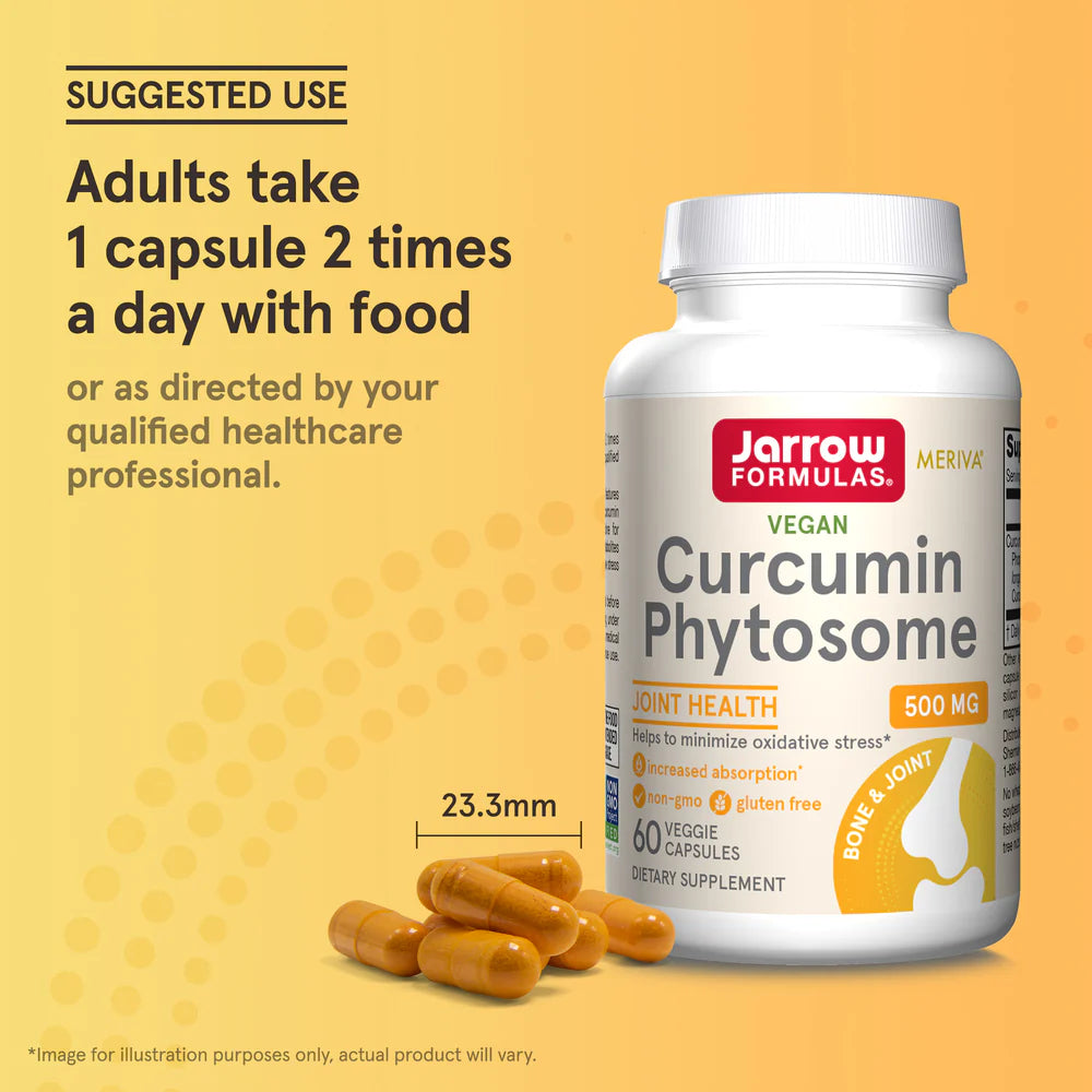 Jarrow Formulas Curcumin Phytosome (Meriva) 500 mg 60 kapslar