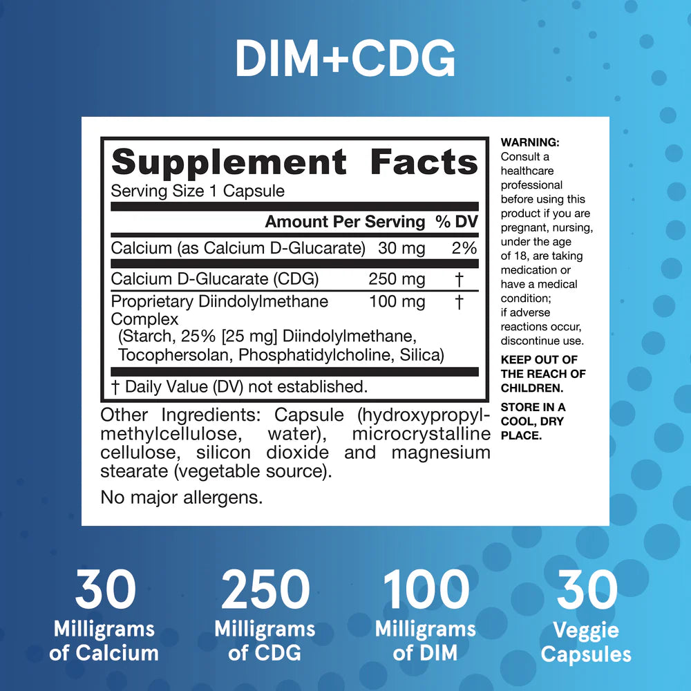 Jarrow Formulas DIM + CDG 30 kapslar