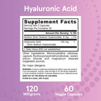 Jarrow Formulas Hyaluronic Acid 120 mg 120 kapslar