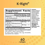 Jarrow Formulas K-Right 60 kapslar