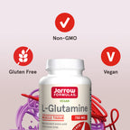 Jarrow Formulas L-Glutamine 750 mg 120 kapselit