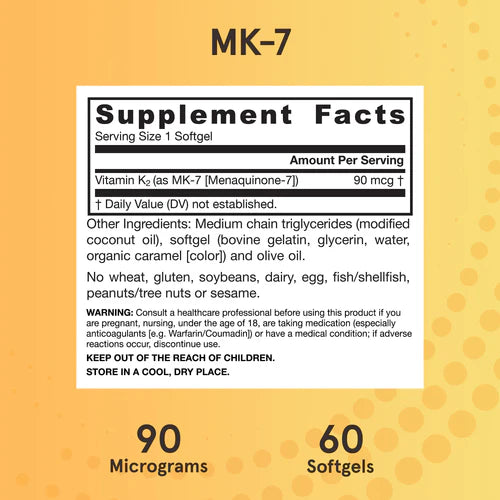 Jarrow Formulas MK-7 90 mcg 60 kapselit
