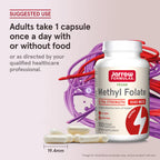 Jarrow Formulas Methyl Folate 1000 mcg 100 kapselit