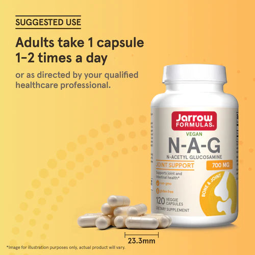 Jarrow Formulas N-A-G 700 mg 120 kapselit