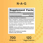 Jarrow Formulas N-A-G 700 mg 120 kapslar