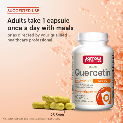 Jarrow Formulas Quercetin 500 mg 100 kapslar