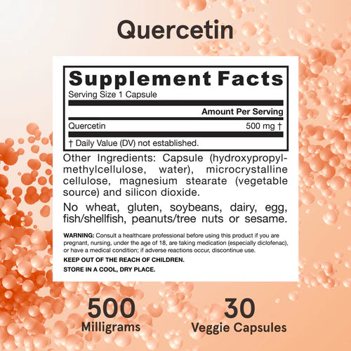 Jarrow Formulas Quercetin 500 mg 30 kapselit