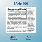 Jarrow Formulas SAMe 400 30 tabletter