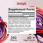 Jarrow Formulas Shilajit Fulvic Acid Complex 60 kapslar