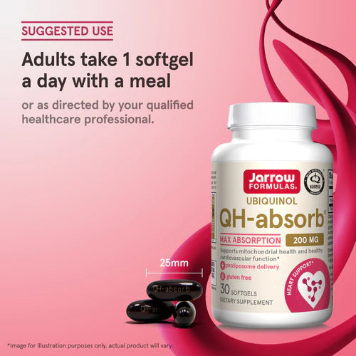Jarrow Formulas Ubiquinol QH-absorb 200 mg 30 kapslar