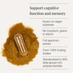 KIKI Health Lion's Mane's Extract 400 mg 60 kapselit