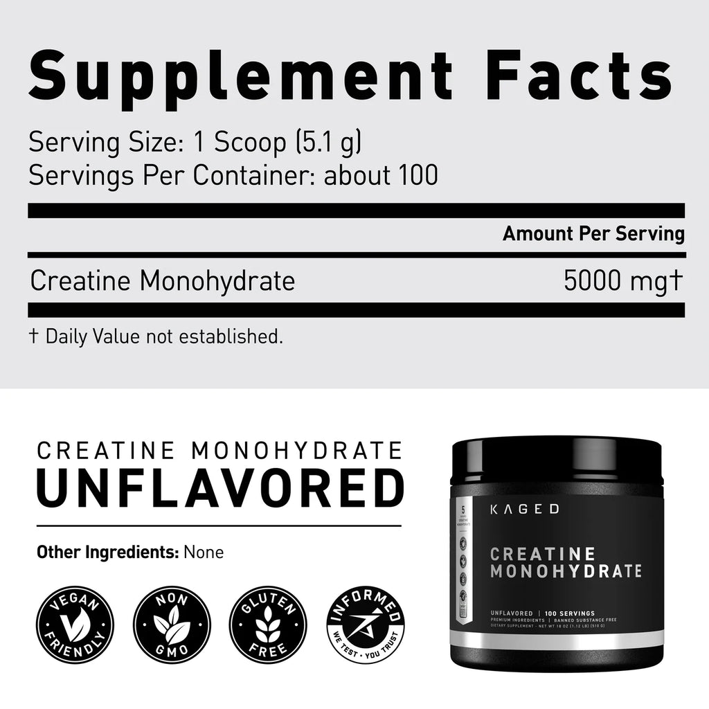 Kaged Muscle Creatine Monohydrate 510 g