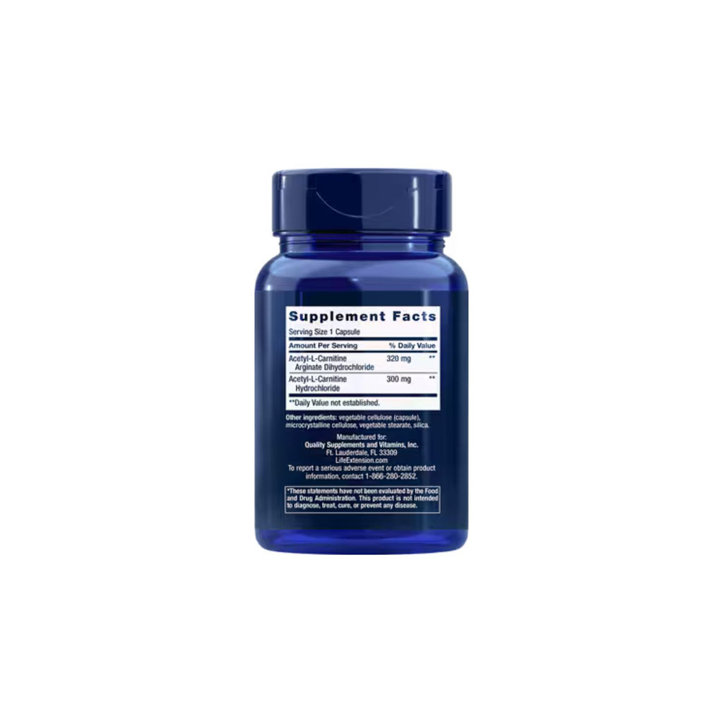 Life Extension Acetyl-L-Carnitine Arginate 90 Kapselit