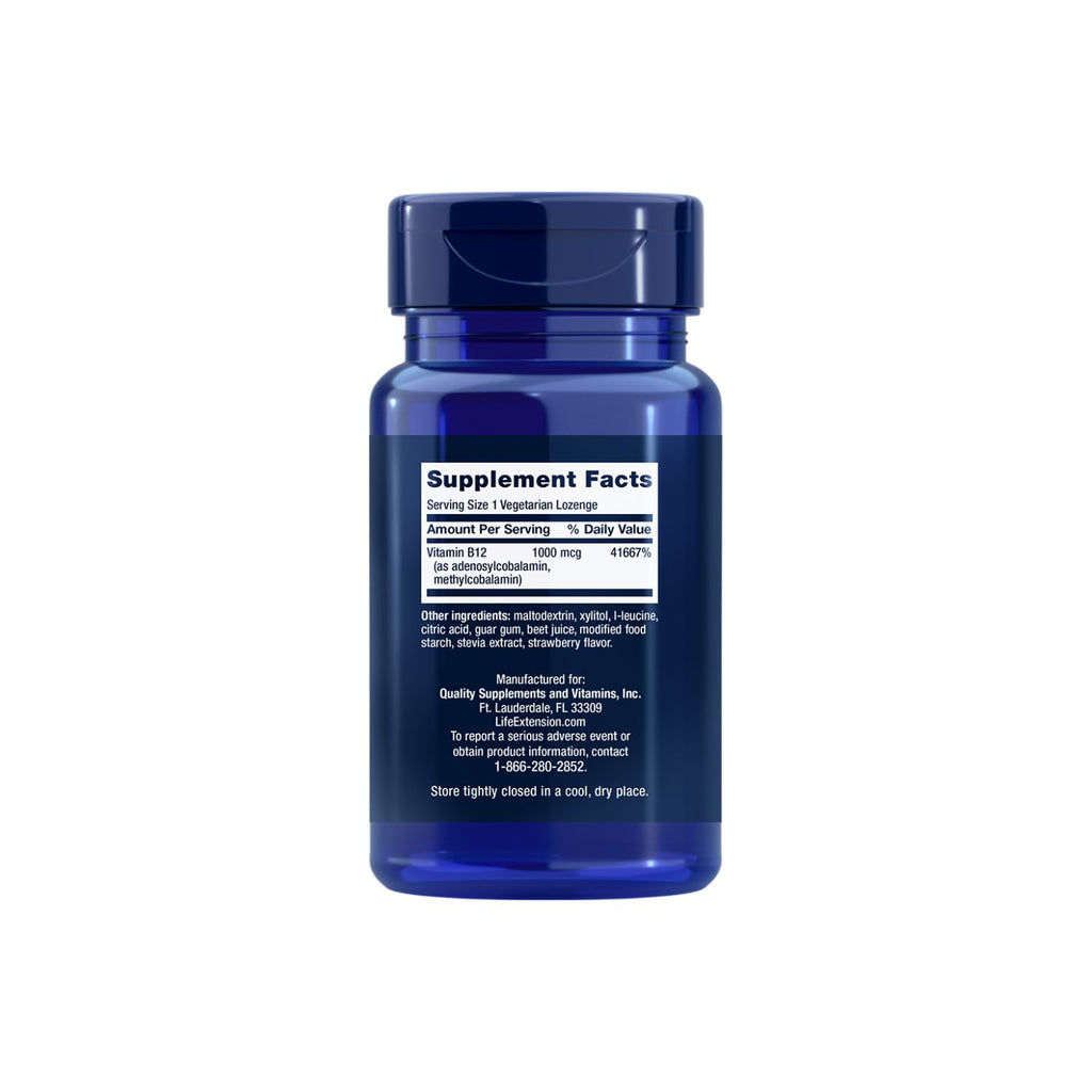 Life Extension B12 Elite 60 Sugtabletter