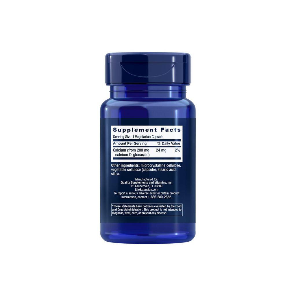 Life Extension Calcium D-Glucarate 200mg 60 Kapslar