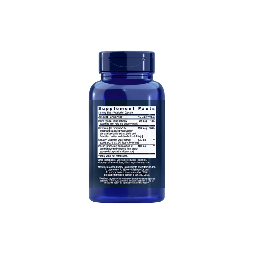 Life Extension CinSulin with InSea2 & Crominex 3+ 90 Kapslar
