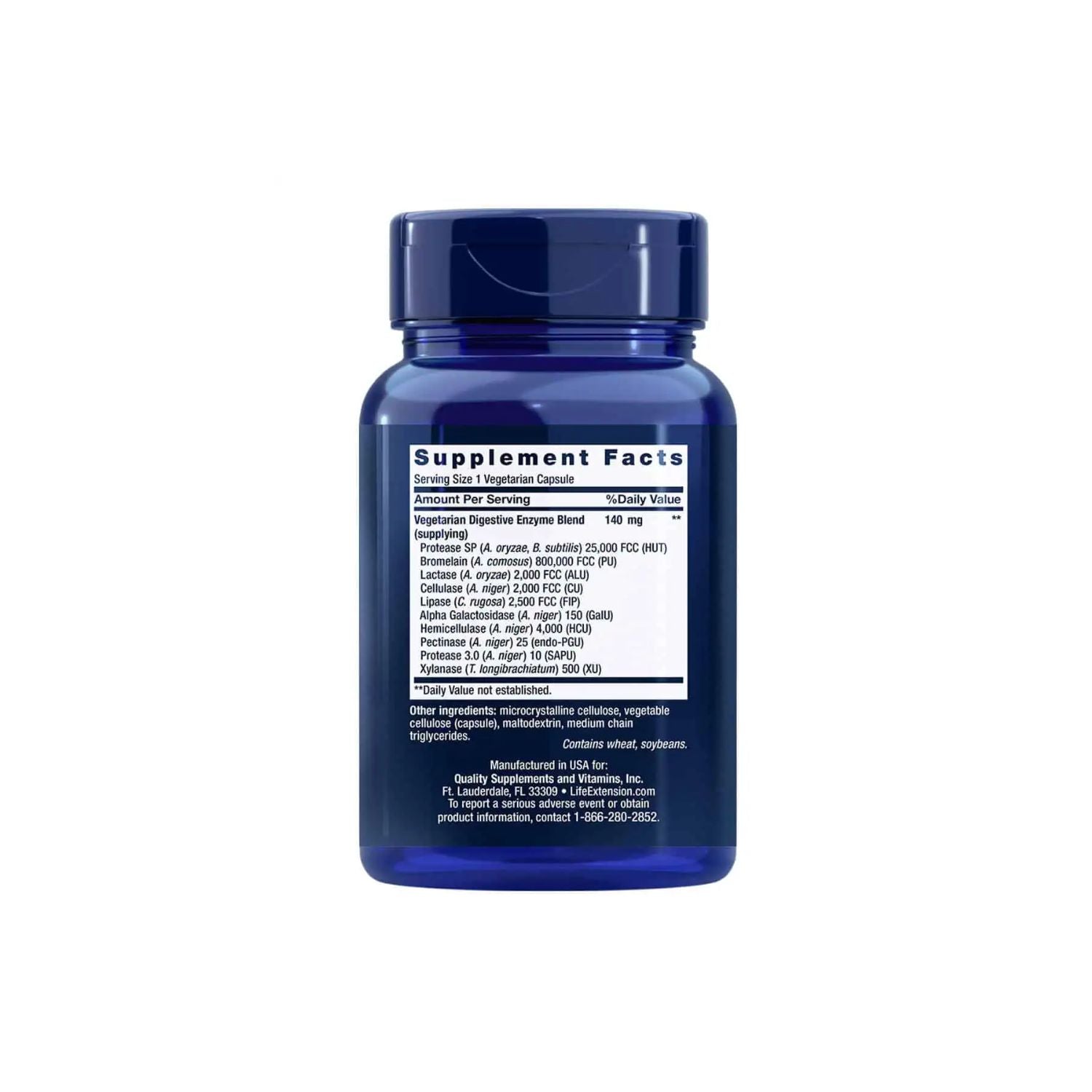 Life Extension Enhanced Super Digestive Enzymes 60 Kapselit