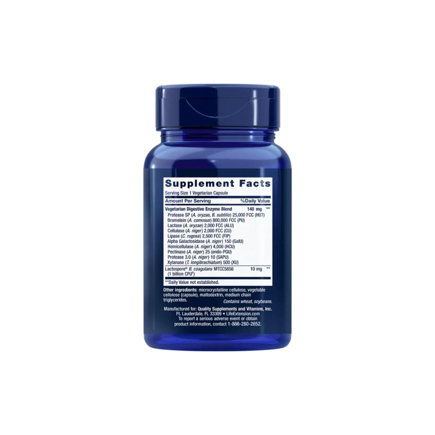 Life Extension Enhanced Super Digestive Enzymes and Probiotics 60 Kapselit