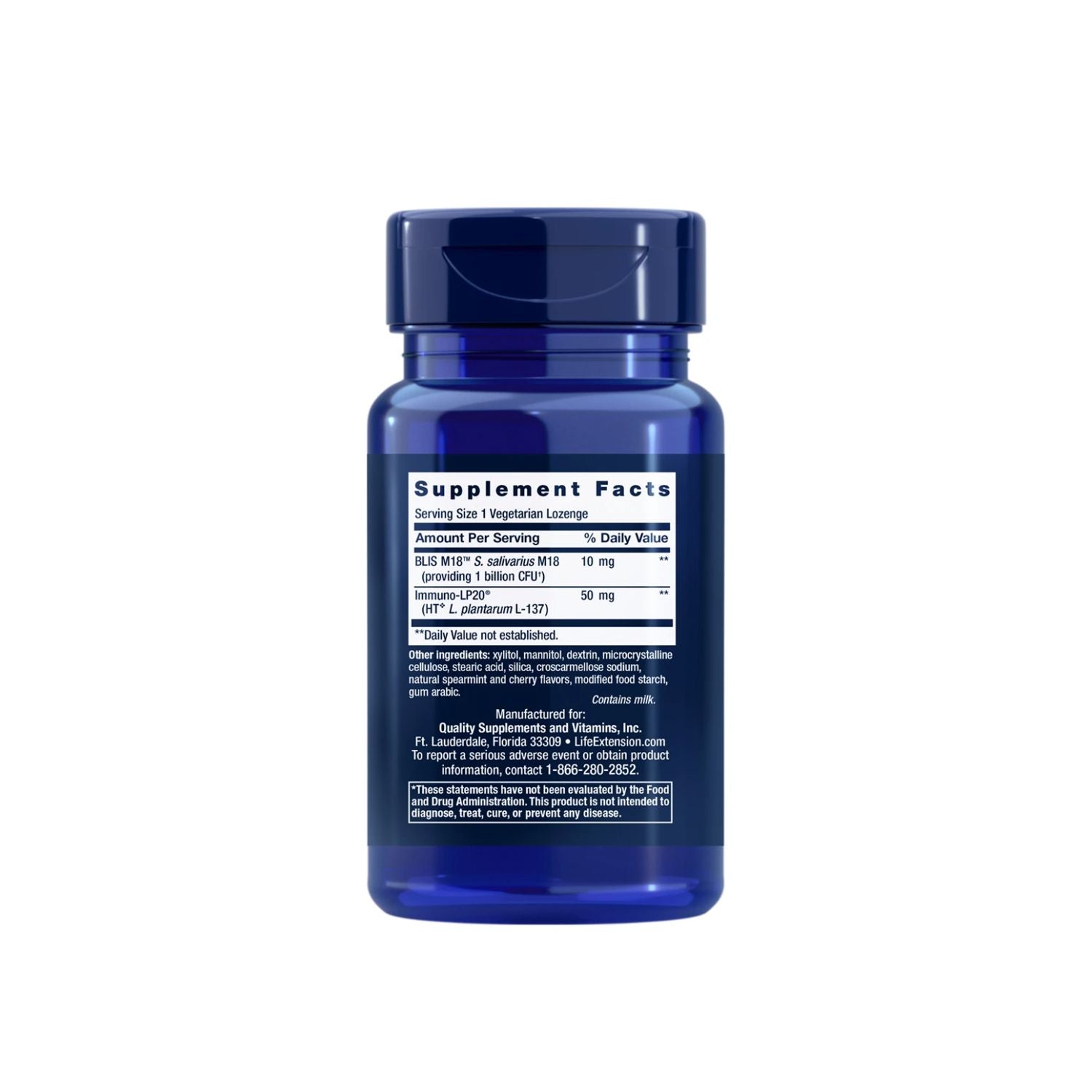 Life Extension Florassist Oral Hygiene 30 Imeytystabletit