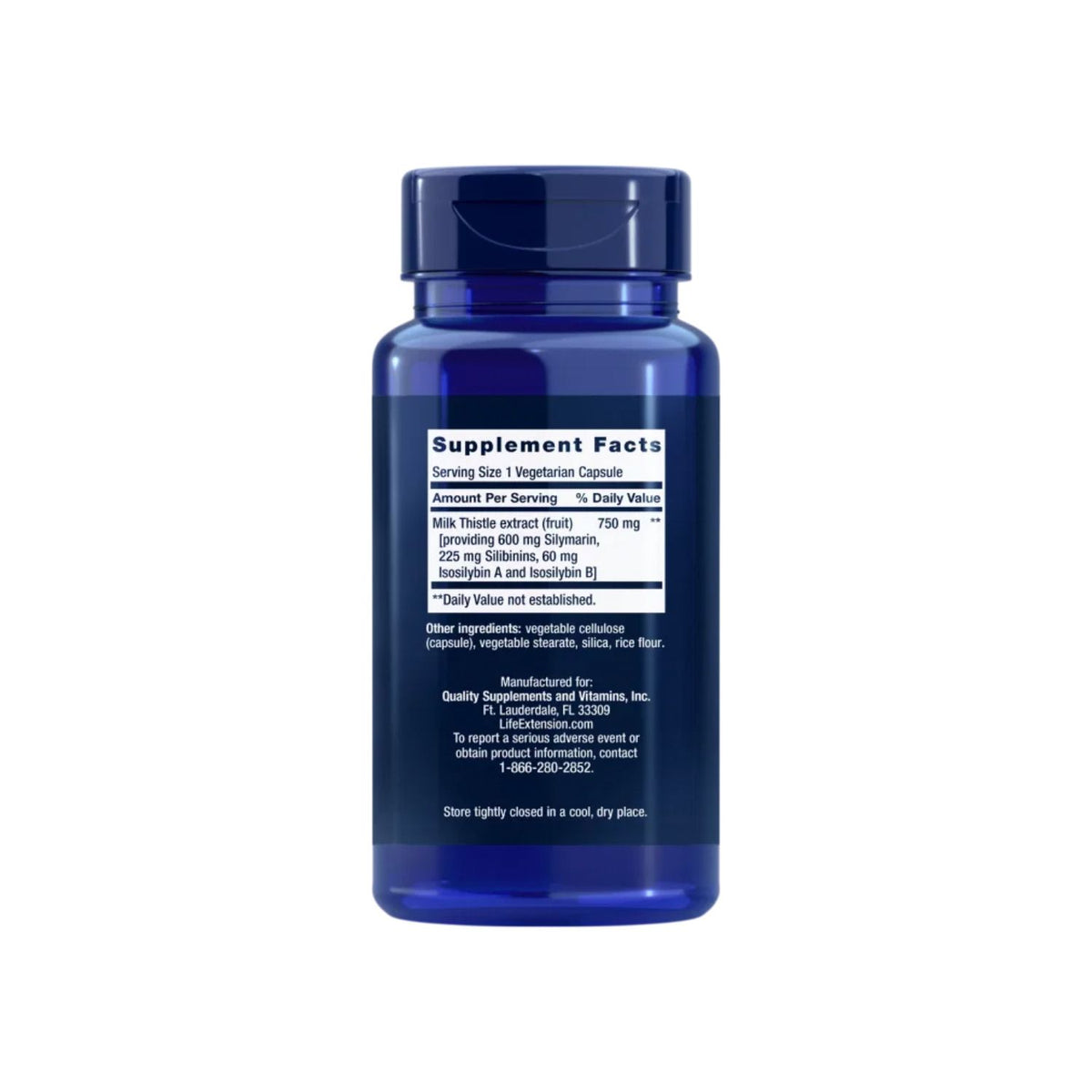 Life Extension Milk Thistle Silymarin-Silibinins-Isosilybin A & B 90 Kapselit