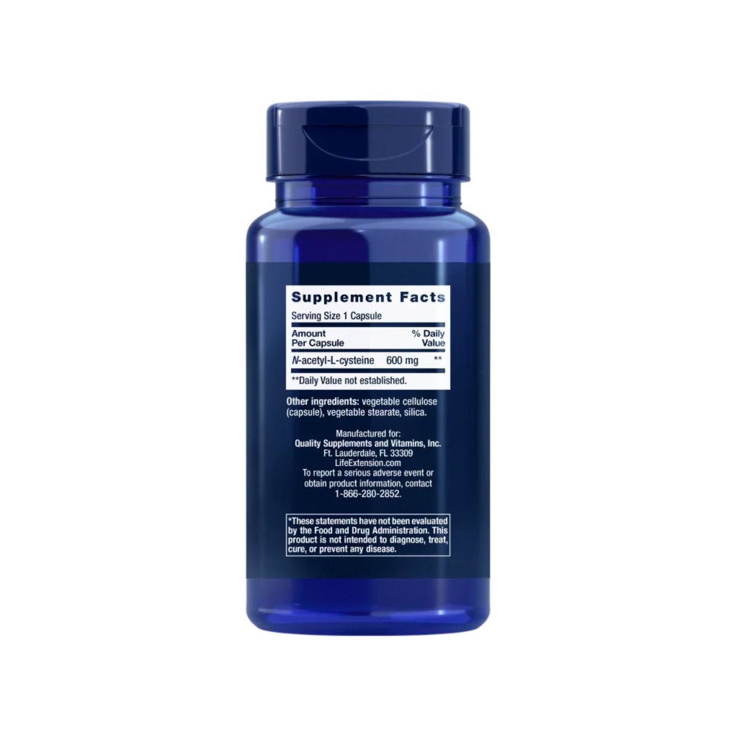 Life Extension N-Acetyl-L-Cysteine 60 Kapslar