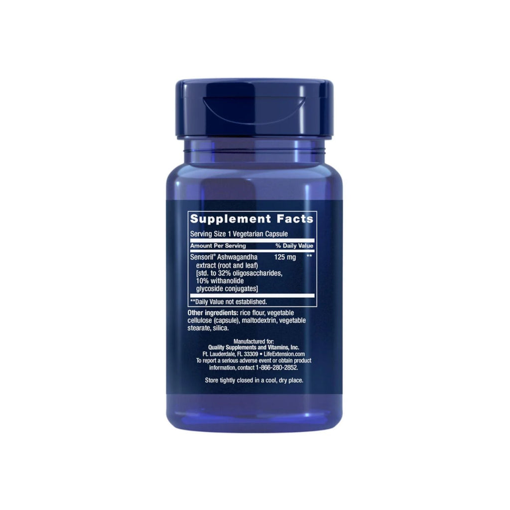 Life Extension Optimized Ashwagandha Extract 60 Kapselit