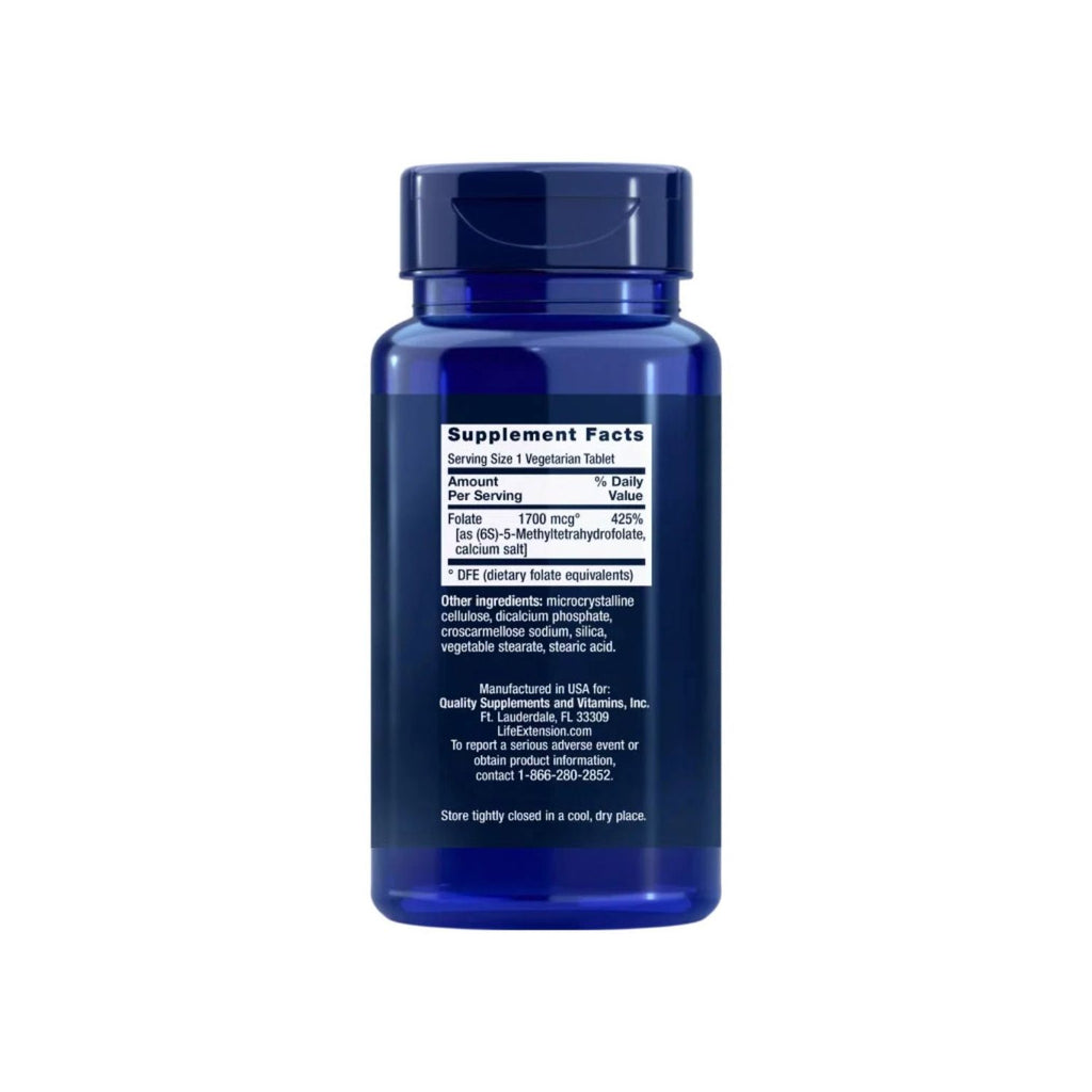 Life Extension Optimized Folate 100 Tabletit