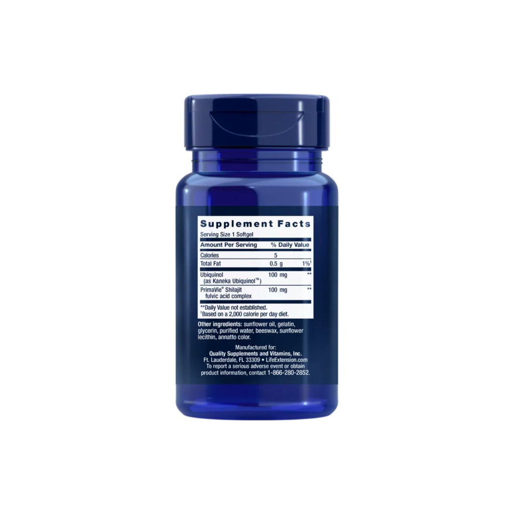 Life Extension Super Ubiquinol CoQ10 100 mg with Enhanced Mitochondrial Support 30 Kapslar