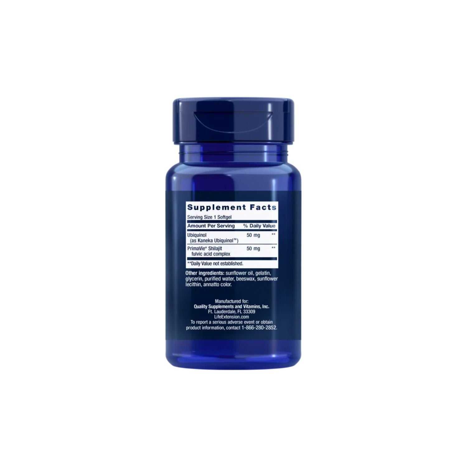 Life Extension Super Ubiquinol CoQ10 50 mg with Enhanced Mitochondrial Support 30 kapselit