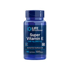 Vitamin E-tillskott i blå plastflaska, 90 kapslar, Life Extension