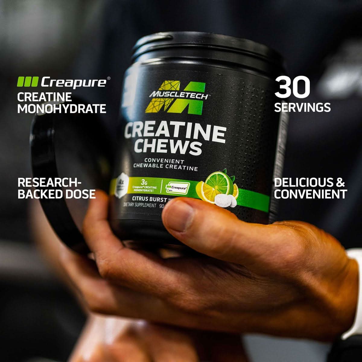 MuscleTech Creatine Chews 90 tuggtabletter