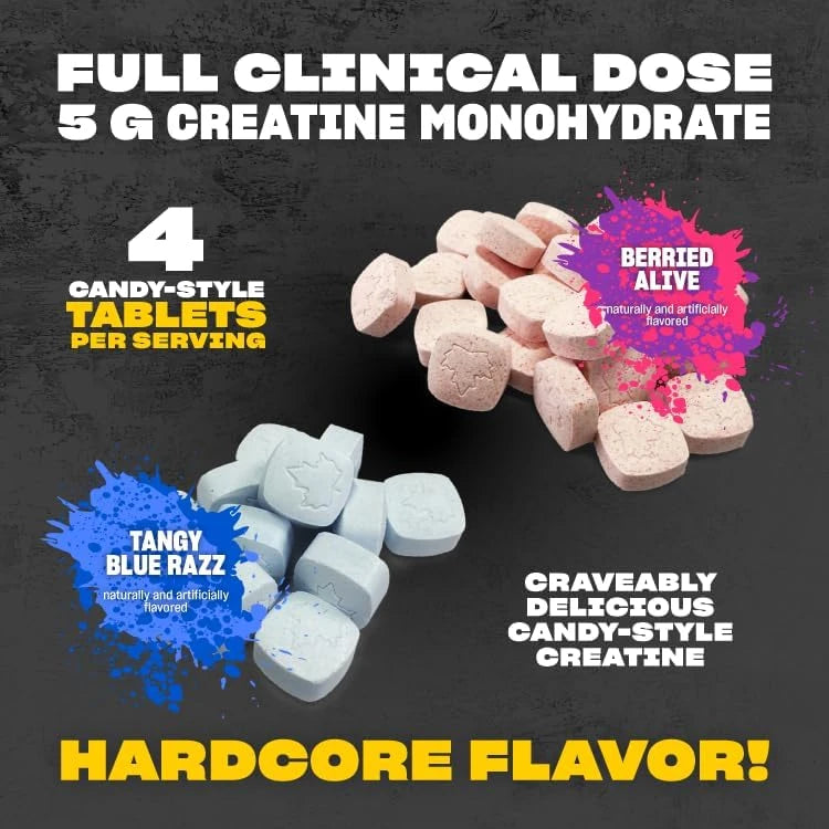 Mutant Creatine Bytz Chewables 80 Tuggtabletter