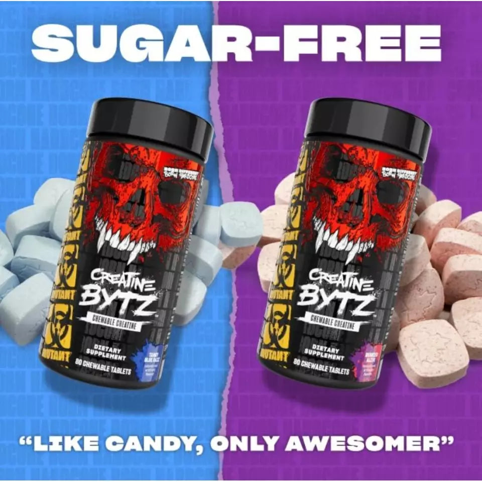 Mutant Creatine Bytz Chewables 80 Tuggtabletter