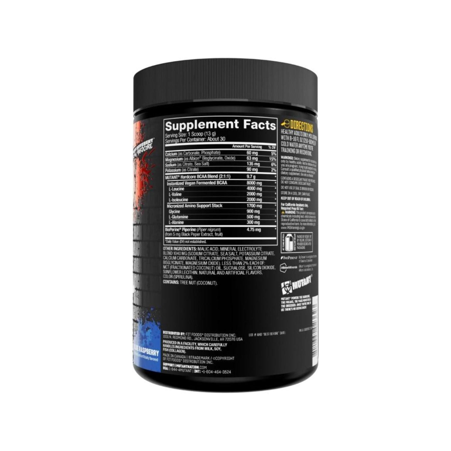 Mutant Hardcore BCAA 390 g