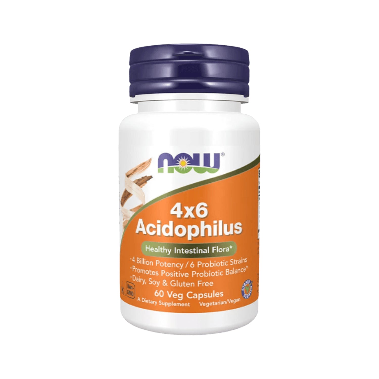 NOW Foods Acidophilus 4X6 60 Kapslar