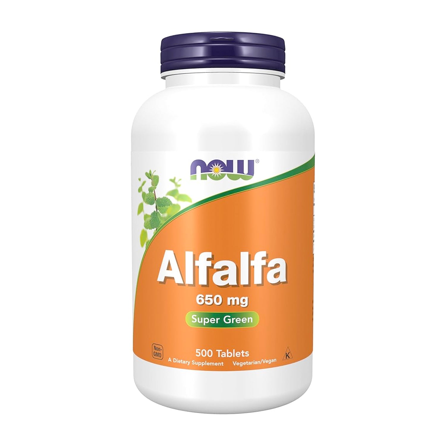 NOW Foods Alfalfa 650 mg 500 tabletter