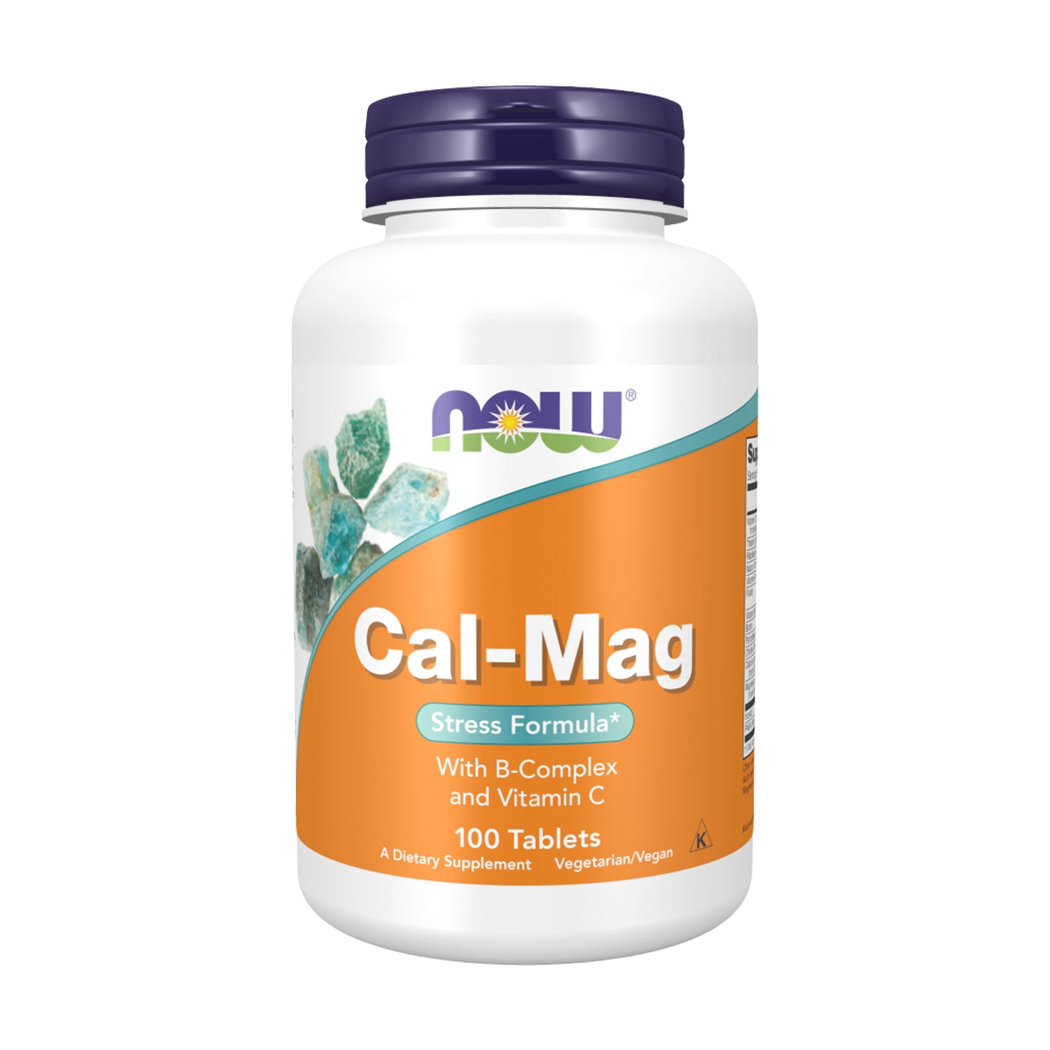 NOW Foods Cal-Mag with B-Complex and Vitamin C 100 Tabletit