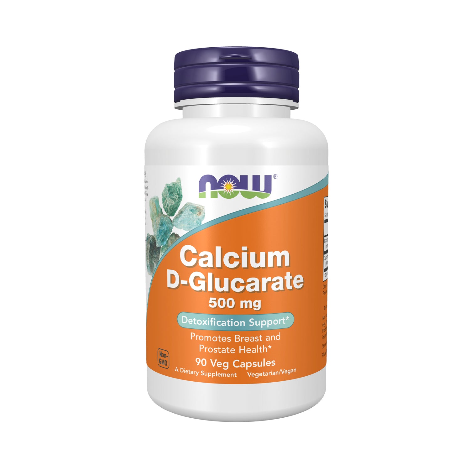 NOW Foods Calcium D-Glucarate 500 mg 90 Kapslar