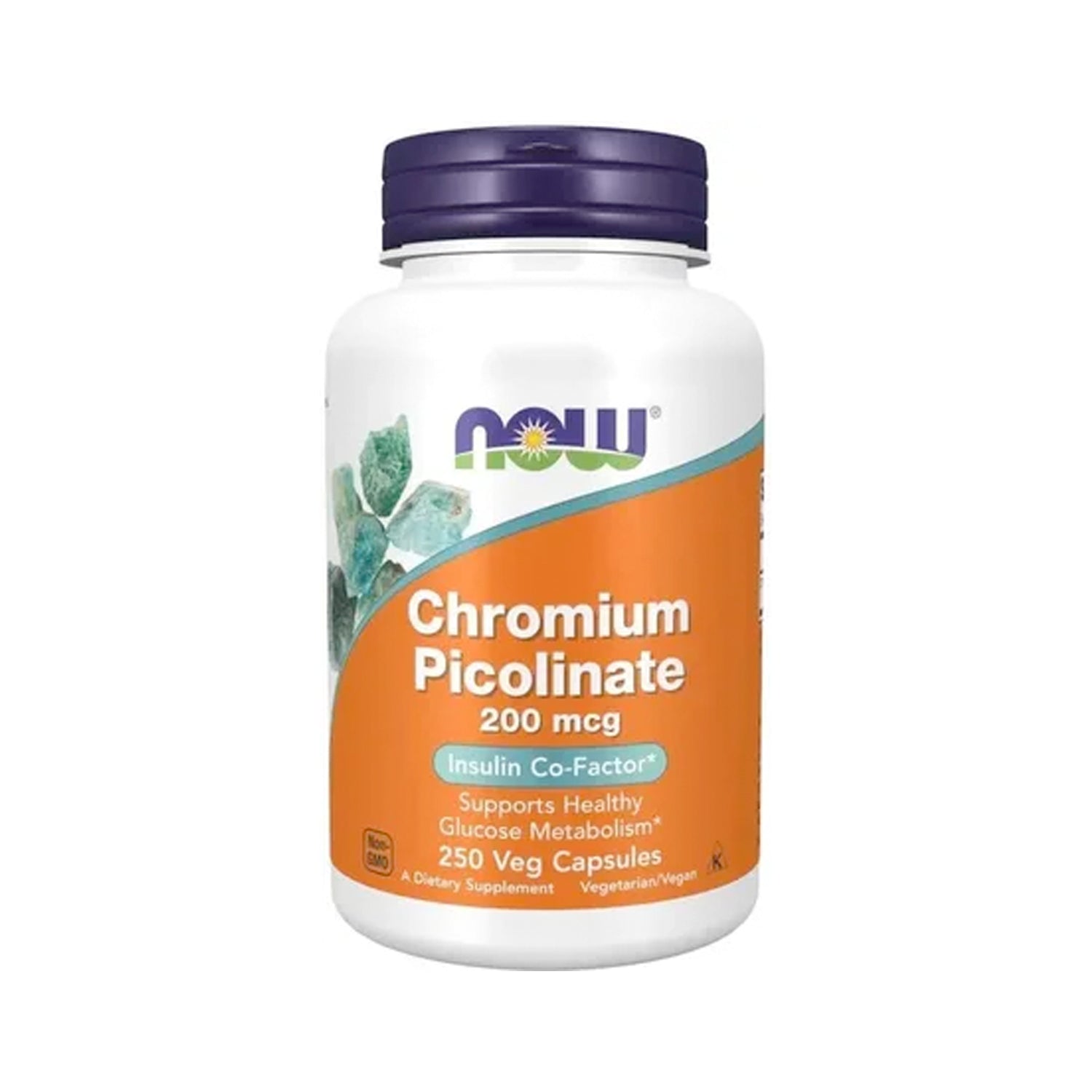 NOW Foods Chromium Picolinate 200 mcg 250 Kapslar