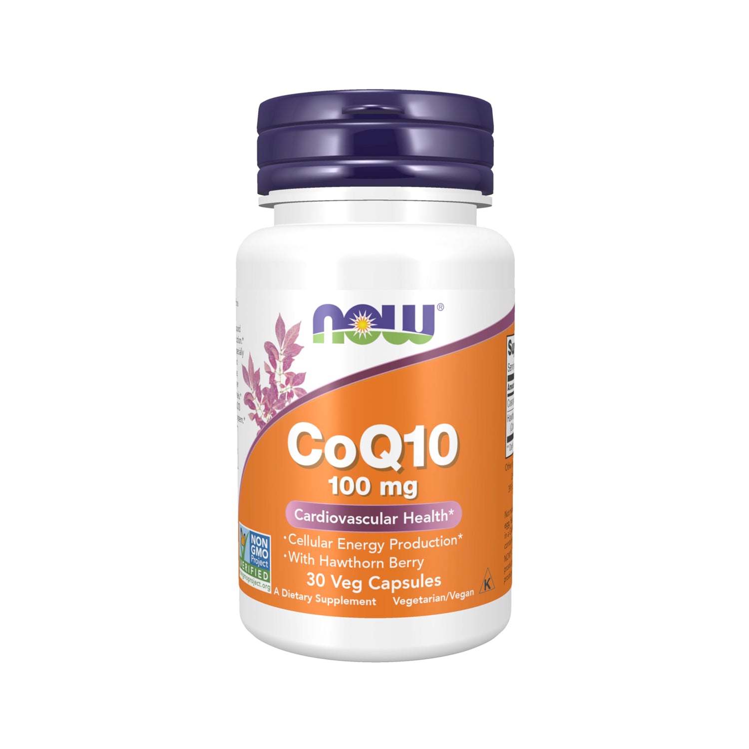 Kapselburk med CoQ10 100 mg och hagtornsbär, 30 kapslar