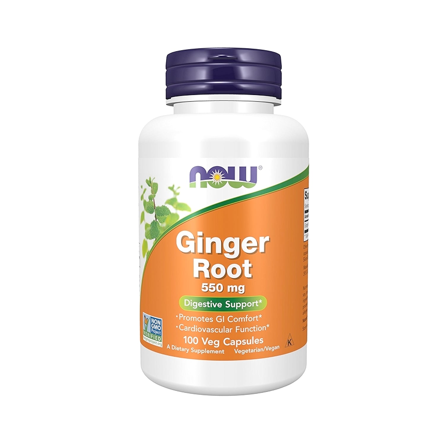 NOW Foods Ginger Root 550 mg 100 Kapselit