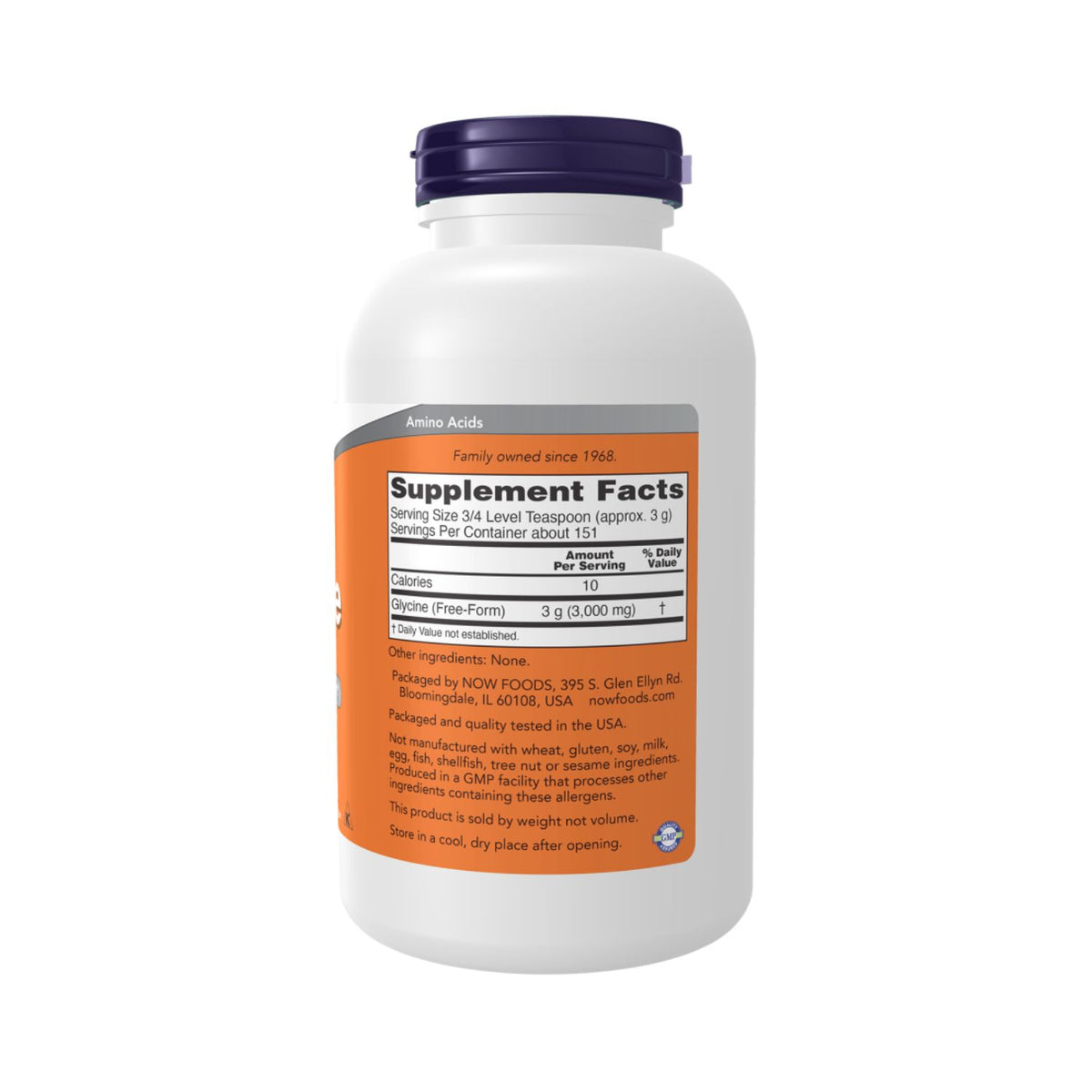NOW Foods Glycine Pure Powder