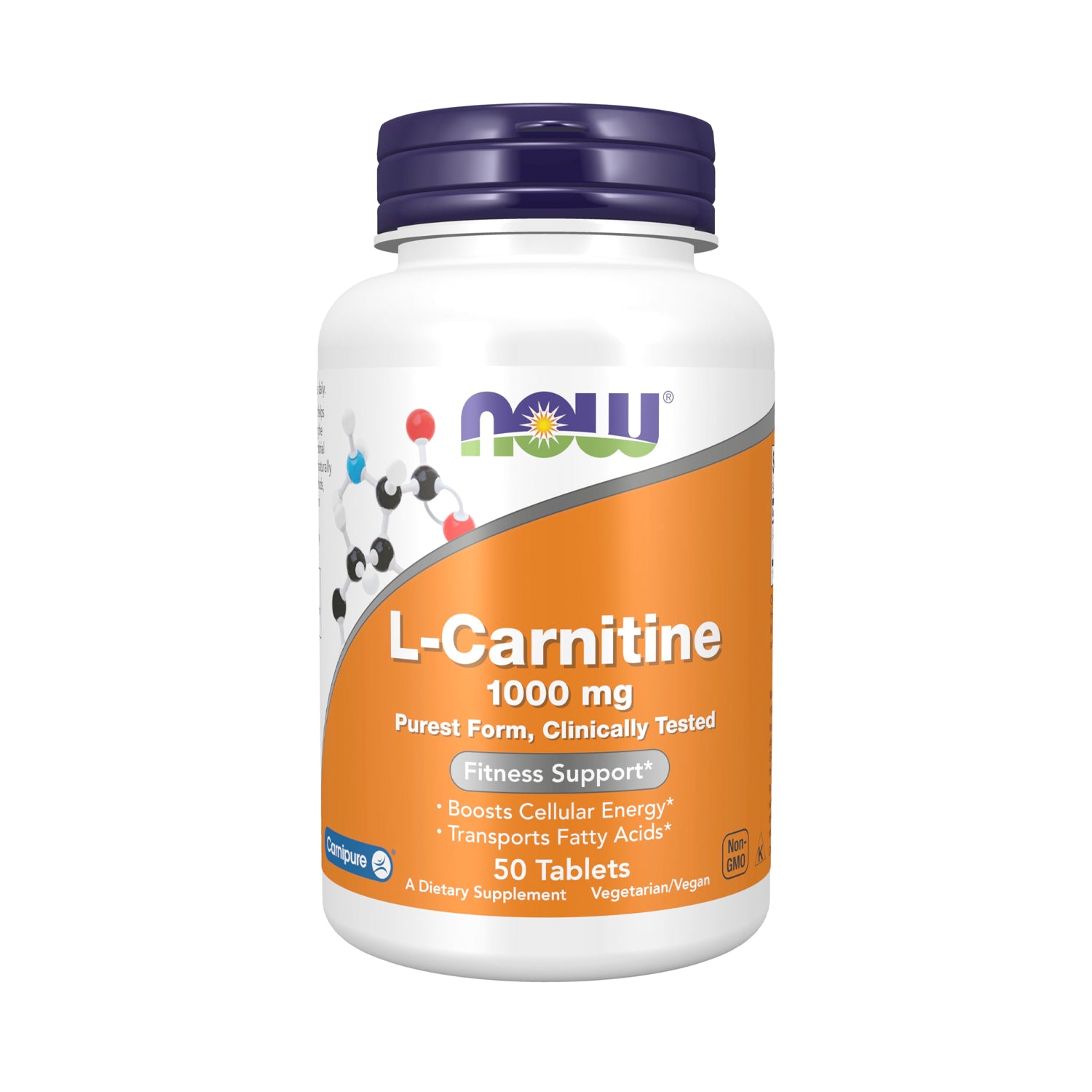 NOW Foods L-Carnitine 1000 mg 50 tabletit